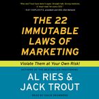 The 22 Immutable Laws of Marketing Downloadable audio file UBR by Al Ries