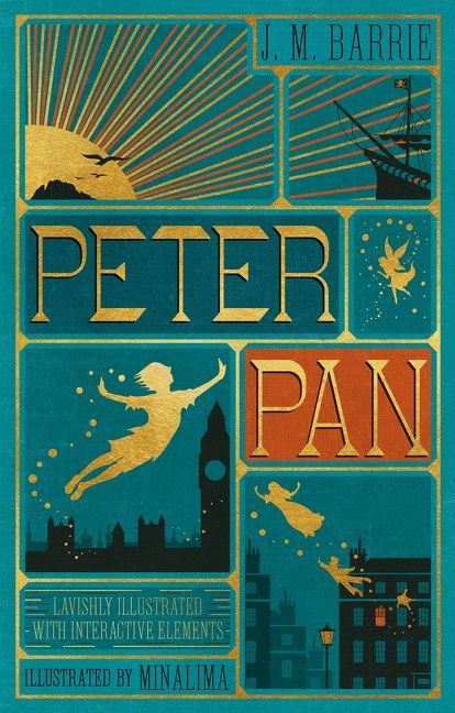  Peter Pan Illustrated with Interactive Elements J M 