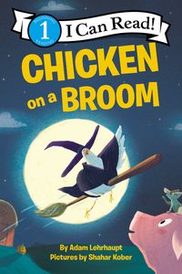 chicken-on-a-broom