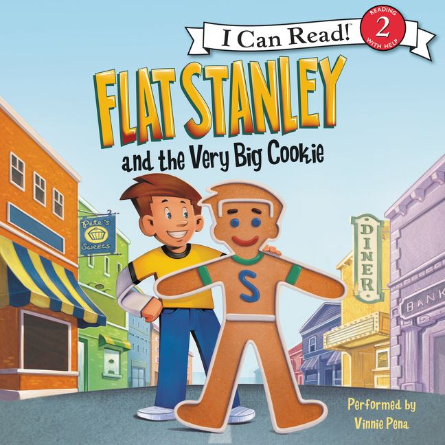 Flat Stanley and the Very Big Cookie Unabridged Book Cover