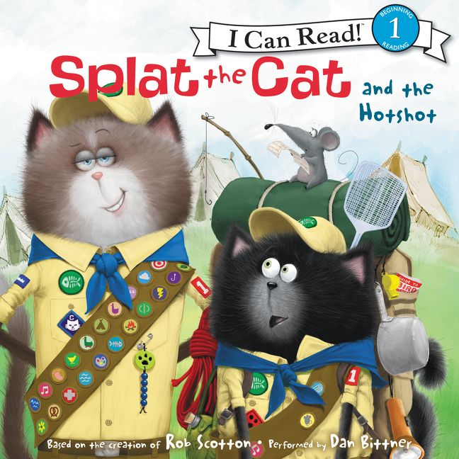 Splat the Cat and the Hotshot Unabridged Book Cover