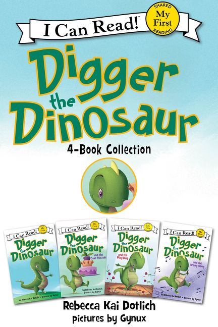 Digger the Dinosaur I Can Read 4-Book Collection Book Cover