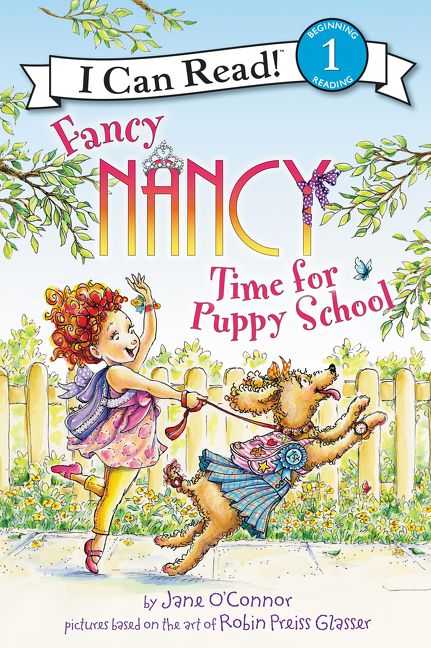 Fancy Nancy: Time for Puppy School Book Cover