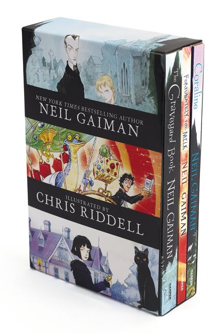 Neil Gaiman Chris Riddell 3 Book Box Set Neil Gaiman Paperback