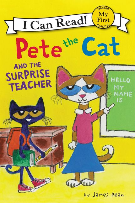 Pete the Cat and the Surprise Teacher Book Cover