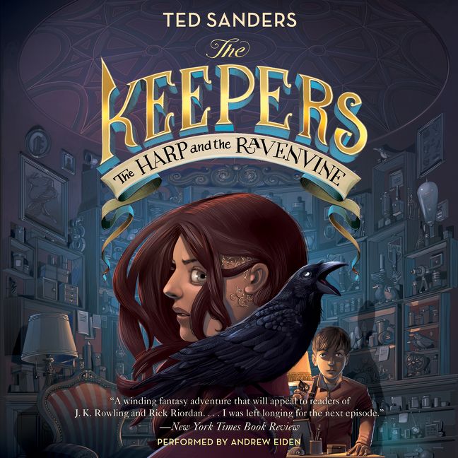 The Keepers #2: The Harp and the Ravenvine Unabridged Book Cover