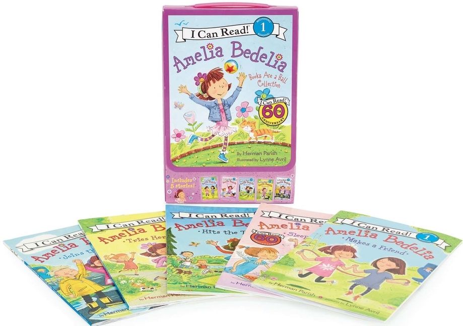 Book cover of amelia bedelia i can read box set 2 books are a ball