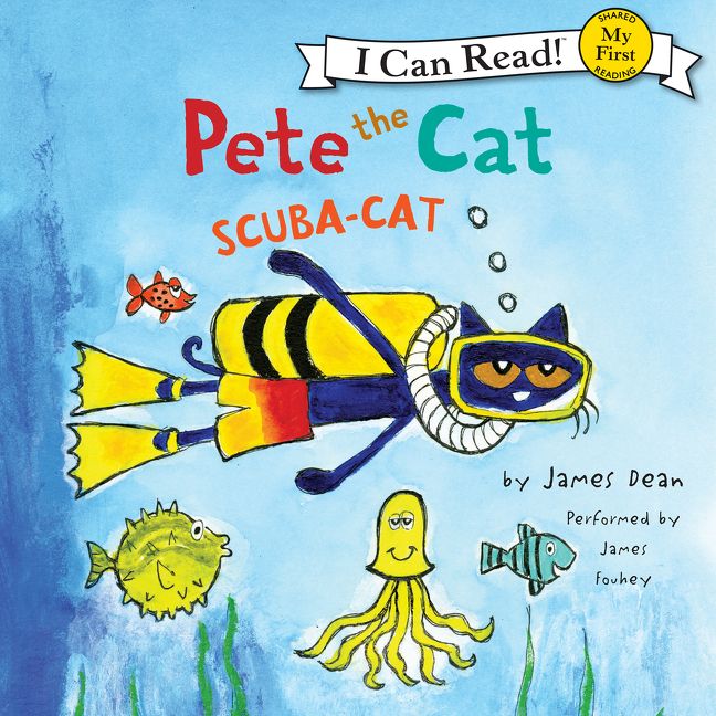 Pete the Cat: Scuba-Cat Unabridged Book Cover