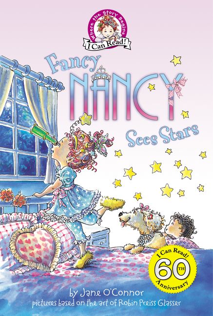 Fancy Nancy Sees Stars Book Cover