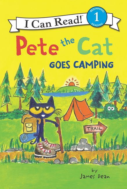 Pete the Cat Goes Camping Book Cover