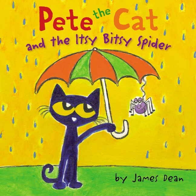 Pete the Cat and the Itsy Bitsy Spider Book Cover