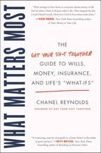 Book cover image: What Matters Most: The Get Your Shit Together Guide to Wills, Money, Insurance, and Life's “What-ifs”
