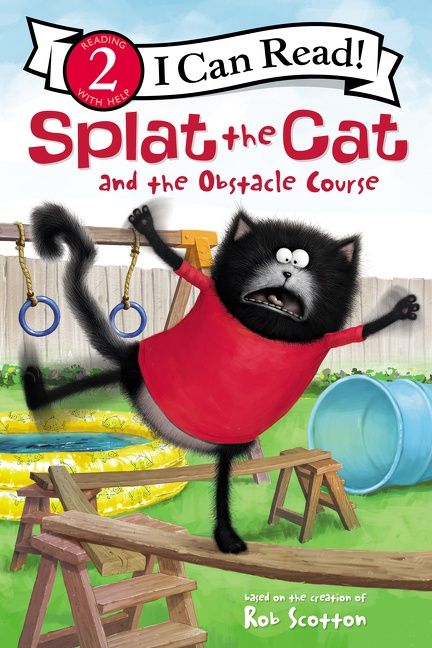 Splat the Cat and the Obstacle Course Book Cover