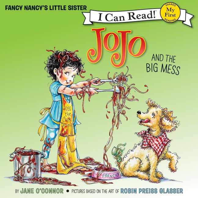 Fancy Nancy: JoJo and the Big Mess Unabridged Book Cover