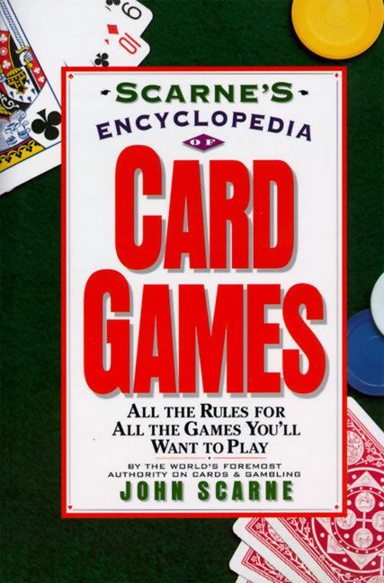 scarnes encyclopedia of card games john scarne paperback card game flyer