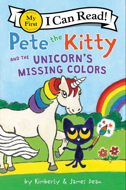 Pete the Kitty and the Unicorn's Missing Colors Book Cover