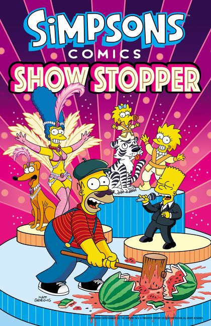 Simpsons Comics Showstopper Book Cover