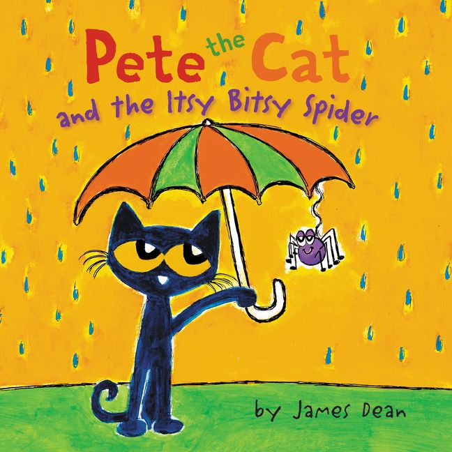 Pete the Cat and the Itsy Bitsy Spider Unabridged Book Cover
