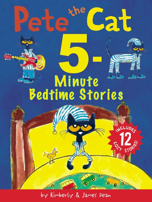 Pete the Cat: 5-Minute Bedtime Stories Book Cover