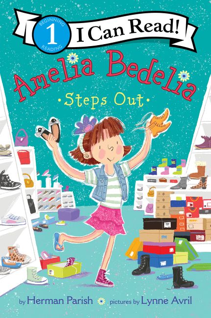 Book cover of amelia bedelia steps out