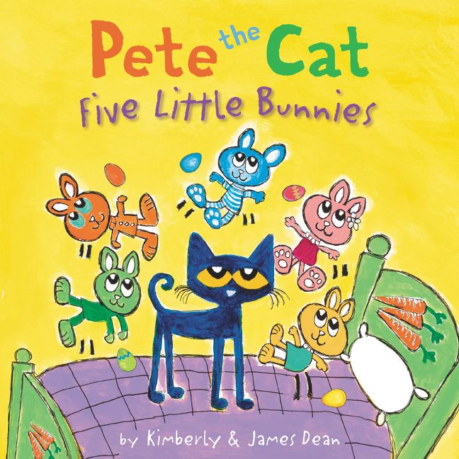 Pete the Cat: Five Little Bunnies Unabridged Book Cover