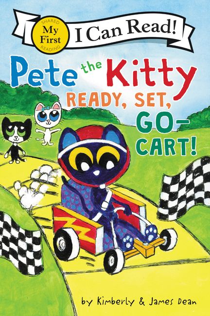 Pete the Kitty: Ready, Set, Go-Cart! Book Cover