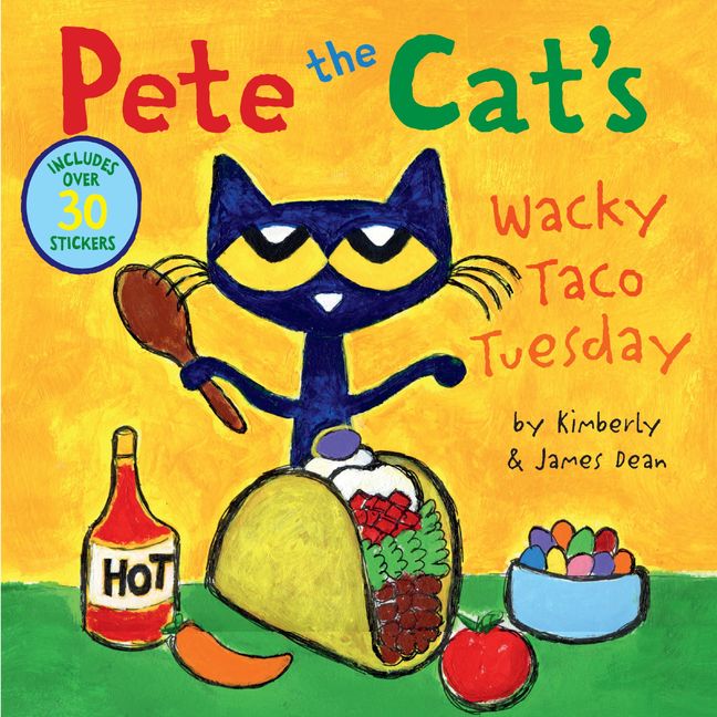 Pete the Cat's Wacky Taco Tuesday - James Dean - Paperback