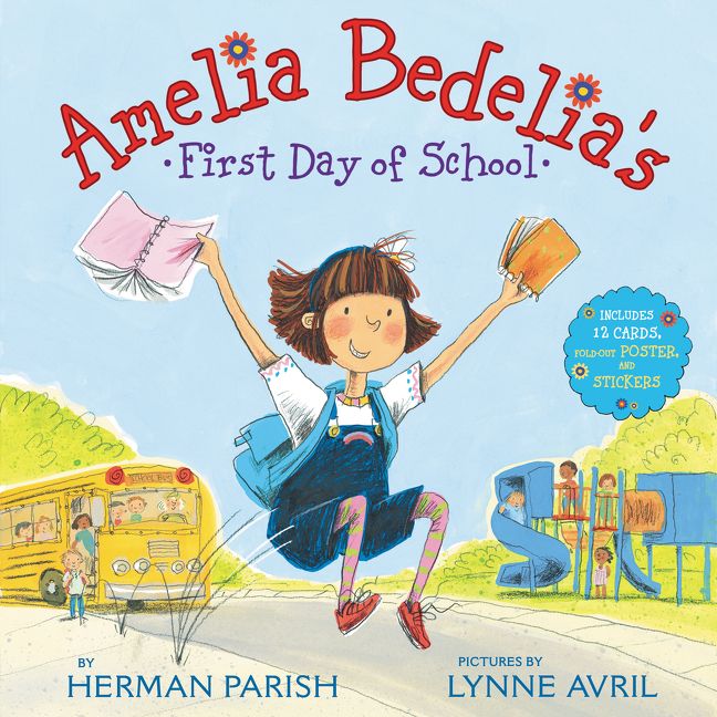 Book cover of amelia bedelias first day of school holiday