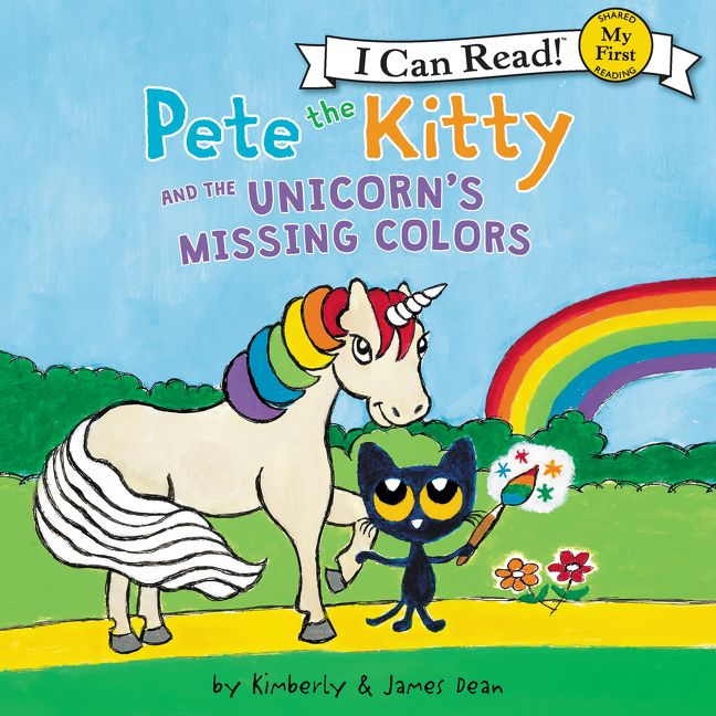 Pete the Kitty and the Unicorn's Missing Colors Unabridged Book Cover