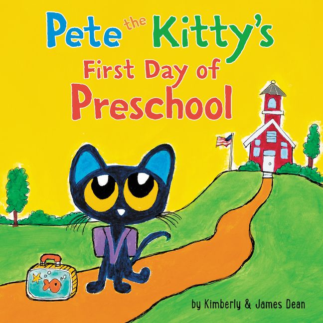 Pete the Kitty's First Day of Preschool Unabridged Book Cover