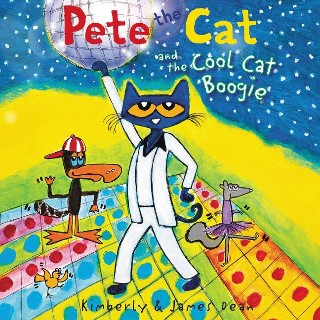 Pete the Cat and the Cool Cat Boogie Unabridged Book Cover