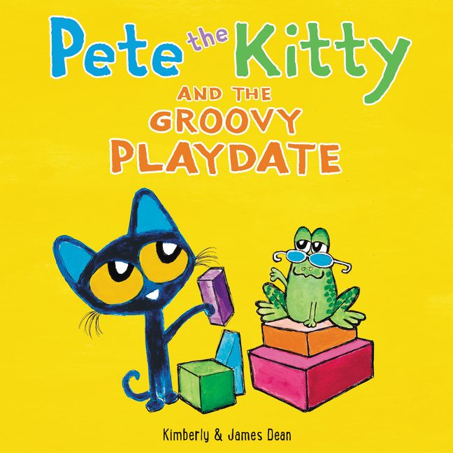 Pete the Kitty and the Groovy Playdate Unabridged Book Cover