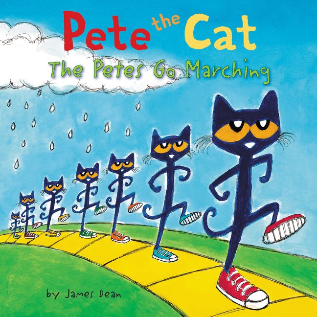 Pete the Cat: The Petes Go Marching Unabridged Book Cover