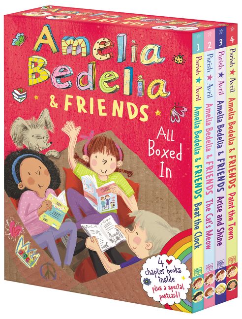 Book cover of amelia bedelia friends chapter book box set 1 all boxed in