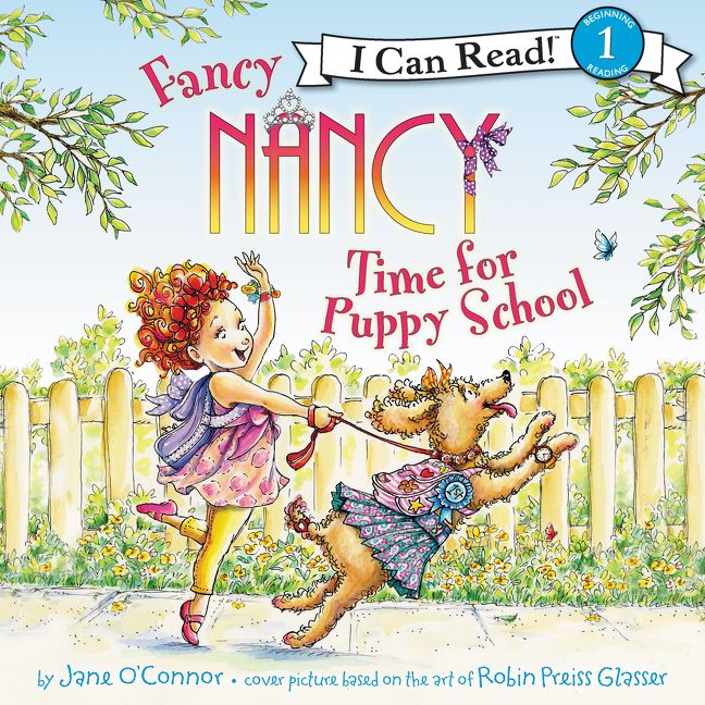 Fancy Nancy: Time for Puppy School Unabridged Book Cover