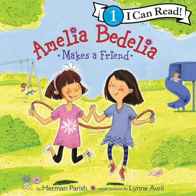Amelia Bedelia Makes a Friend Unabridged Book Cover