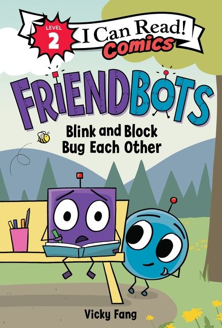 Friendbots: Blink and Block Bug Each Other Book Cover