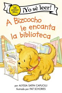 A Bizcocho le encanta la biblioteca