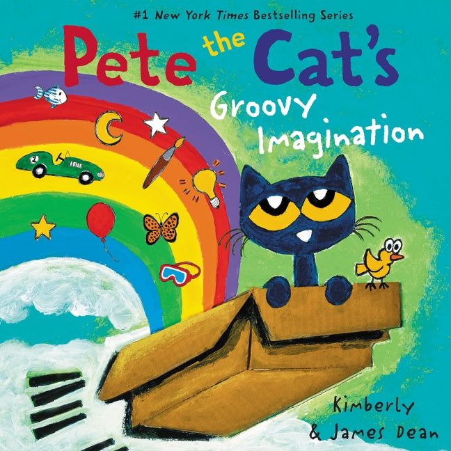 Pete the Cat's Groovy Imagination Unabridged Book Cover