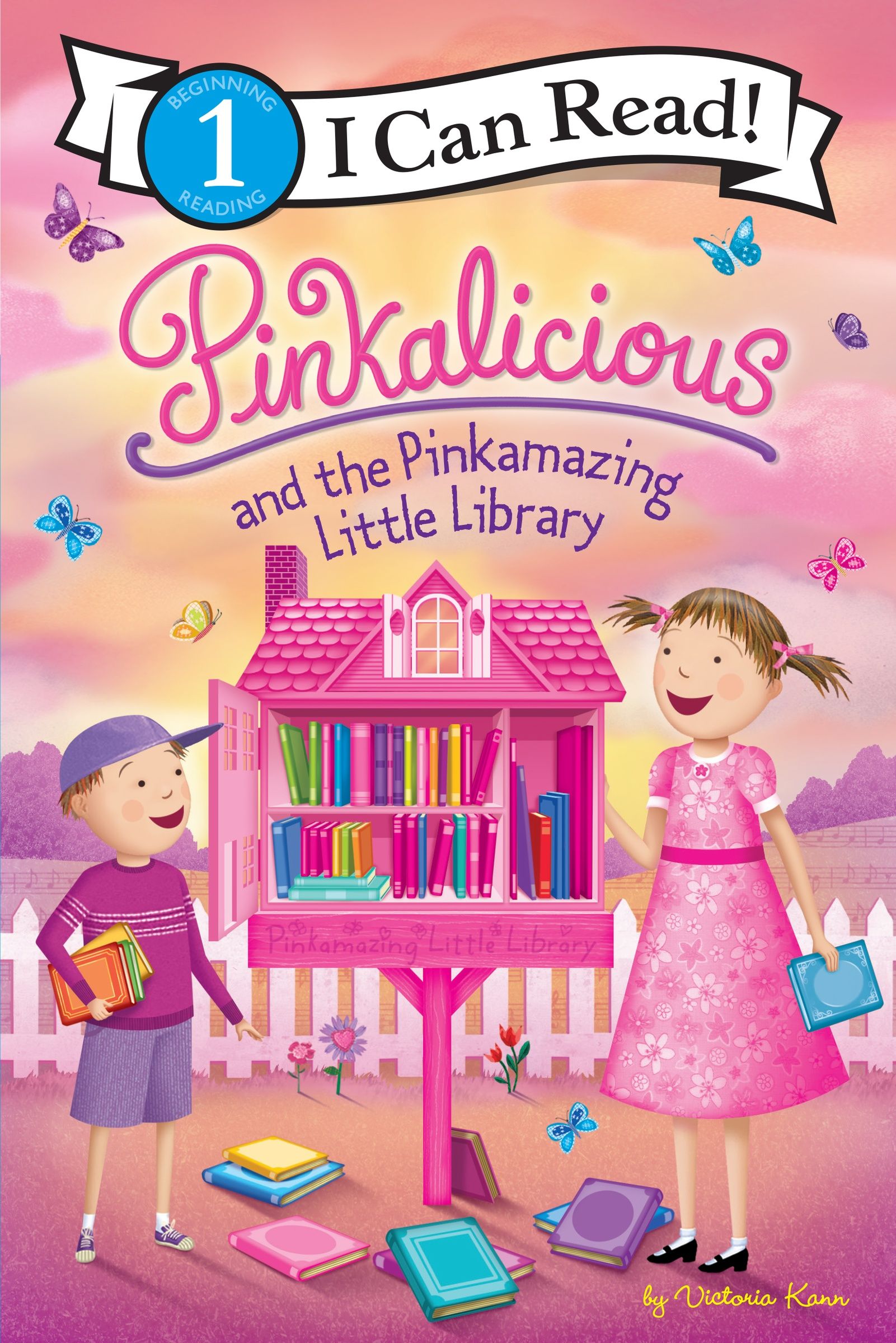 Pinkalicious and the Pinkamazing Little Library Book Cover