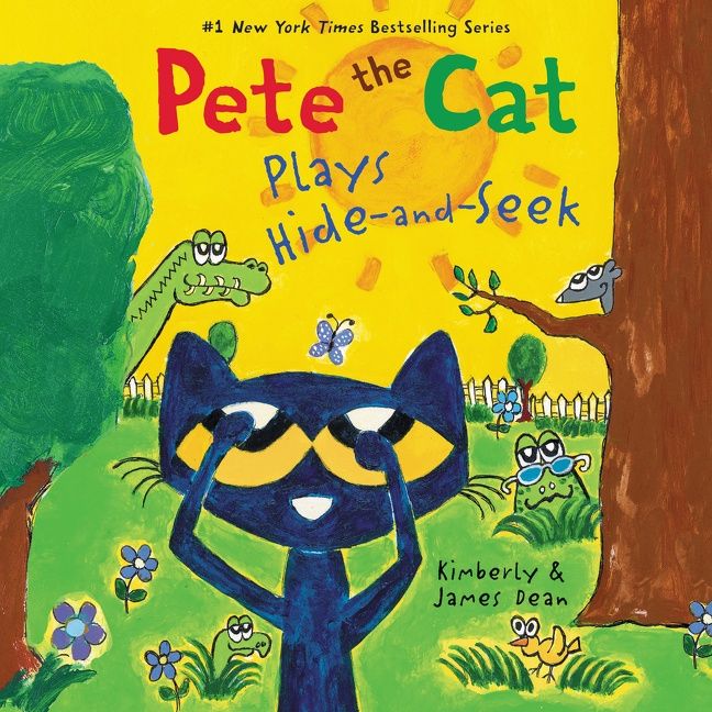 Pete the Cat Plays Hide-and-Seek Unabridged Book Cover