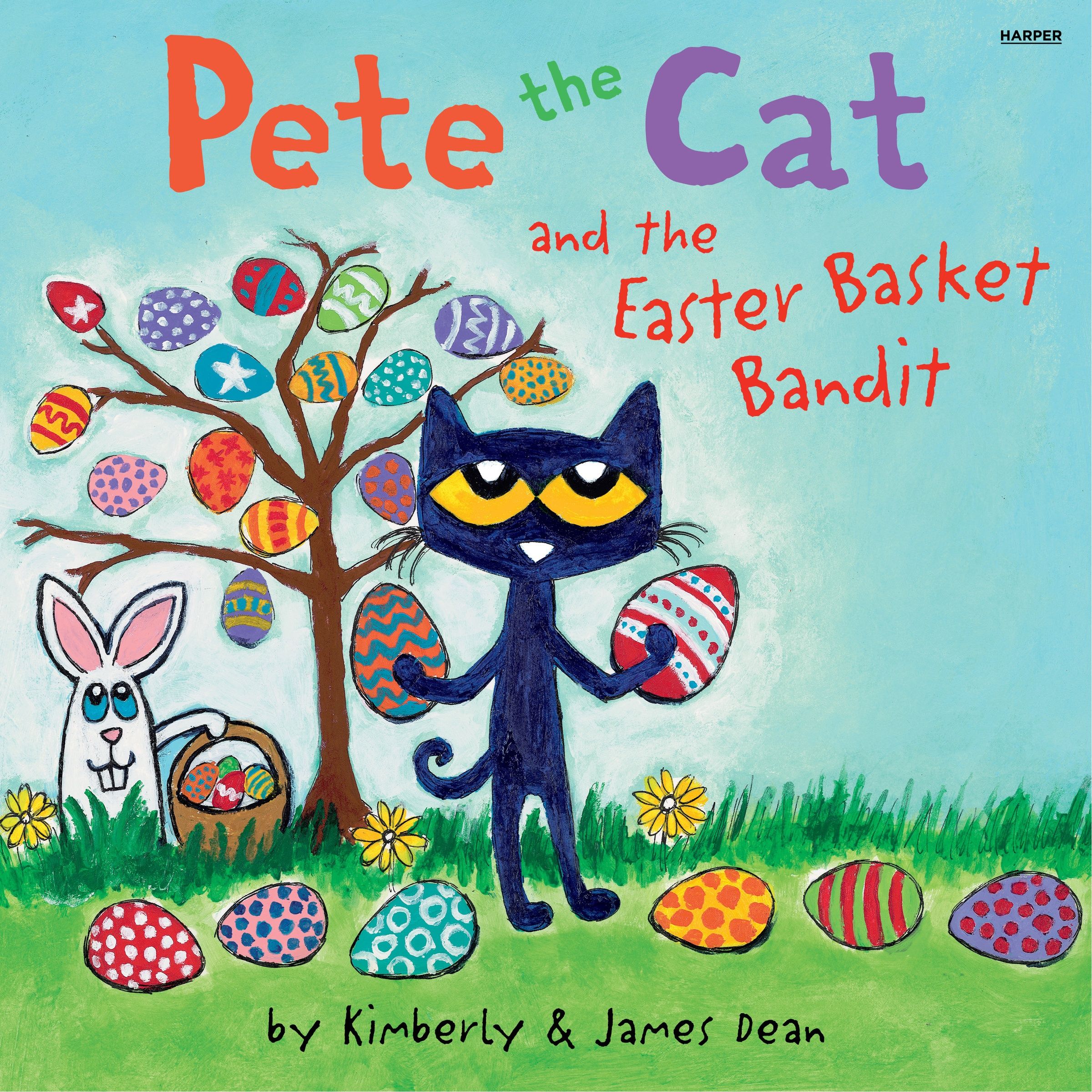 Pete the Cat and the Easter Basket Bandit Unabridged Book Cover