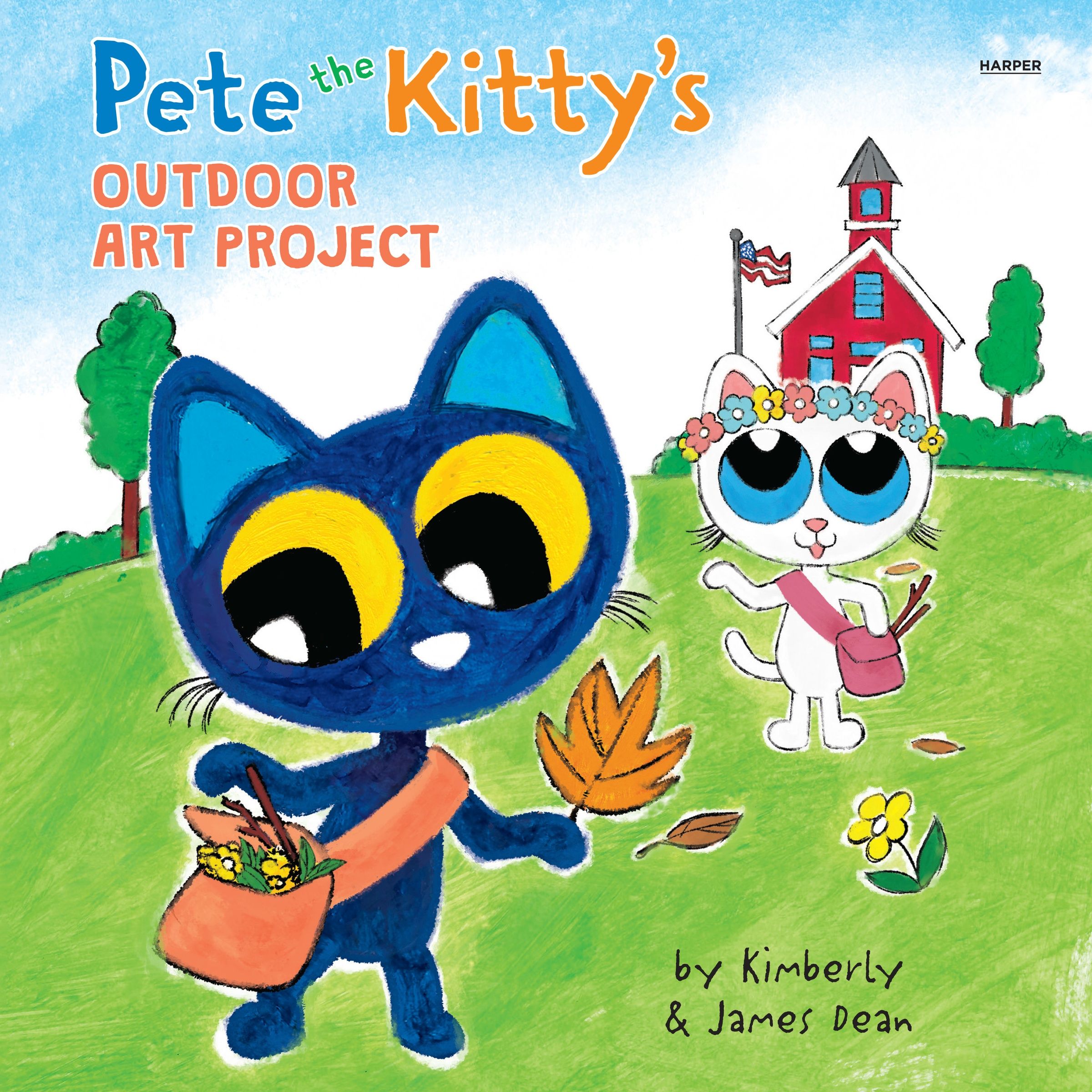 Pete the Kitty's Outdoor Art Project Unabridged Book Cover