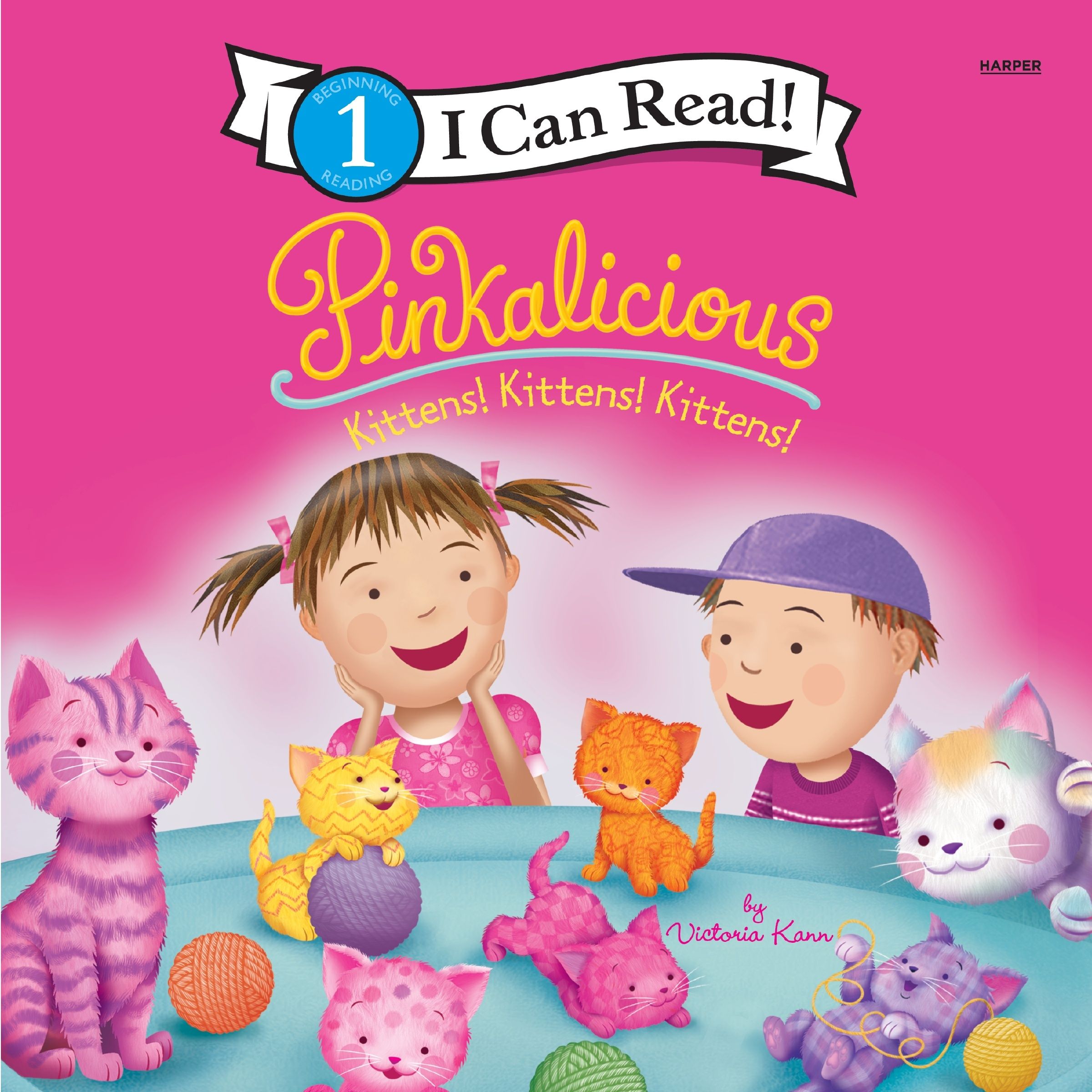 Pinkalicious: Kittens! Kittens! Kittens! Unabridged Book Cover