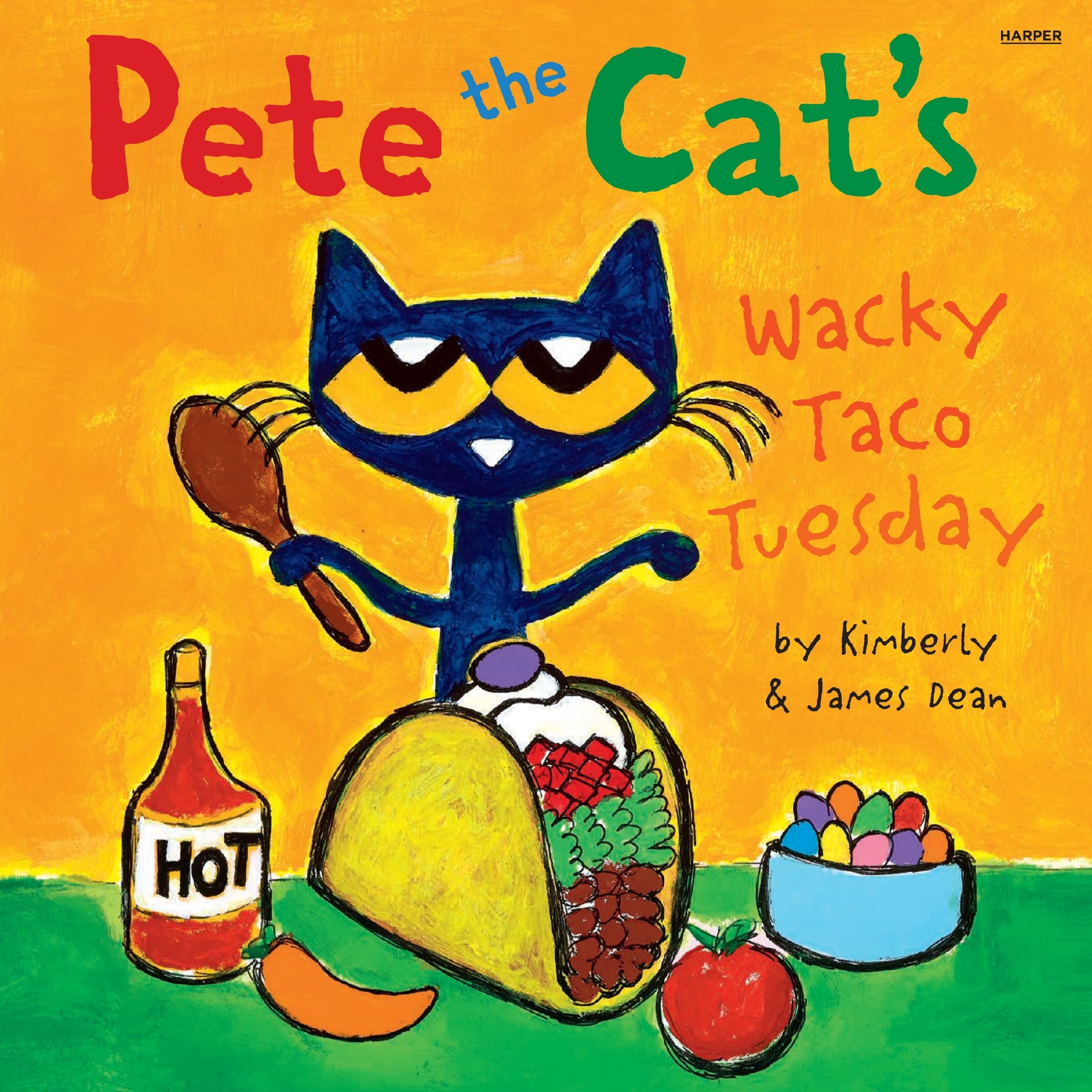Pete the Cat’s Wacky Taco Tuesday  Unabridged Book Cover