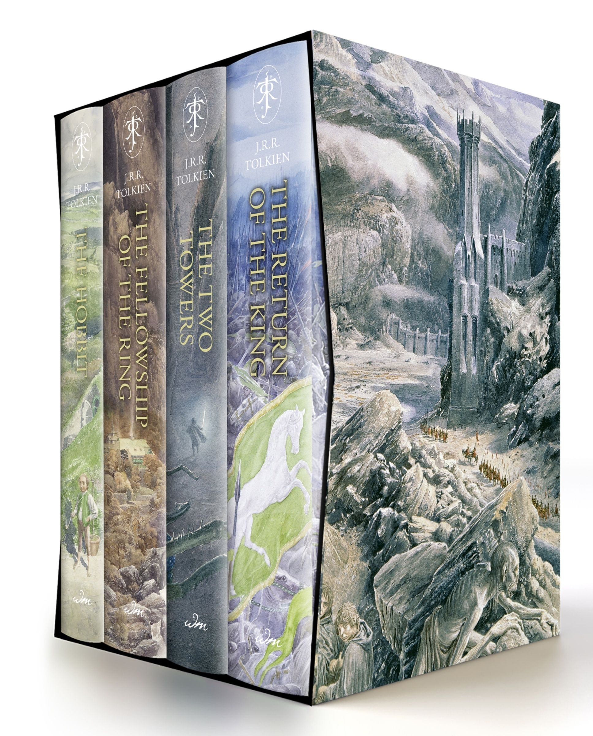 The Hobbit & The Lord of the Rings Illustrated by Alan Lee Box Set Book Cover