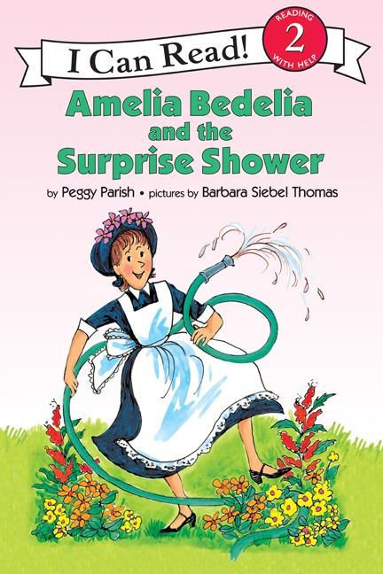 Book cover of amelia bedelia and the surprise shower