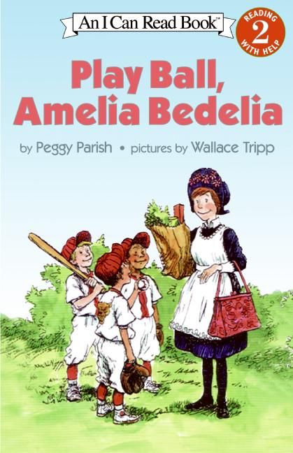 Book cover of play ball amelia bedelia