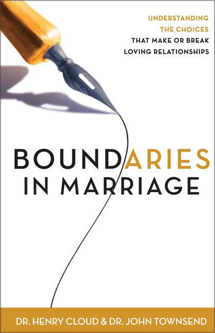 Boundaries in Marriage, Religion, Paperback, Henry Cloud and John Townsend