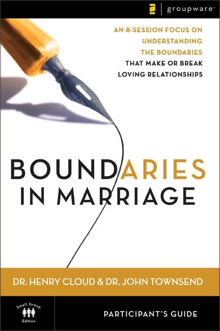Boundaries in Marriage Participant's Guide, Religion, Paperback, Henry Cloud and John Townsend